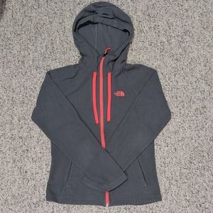 North Face zip up hoodie